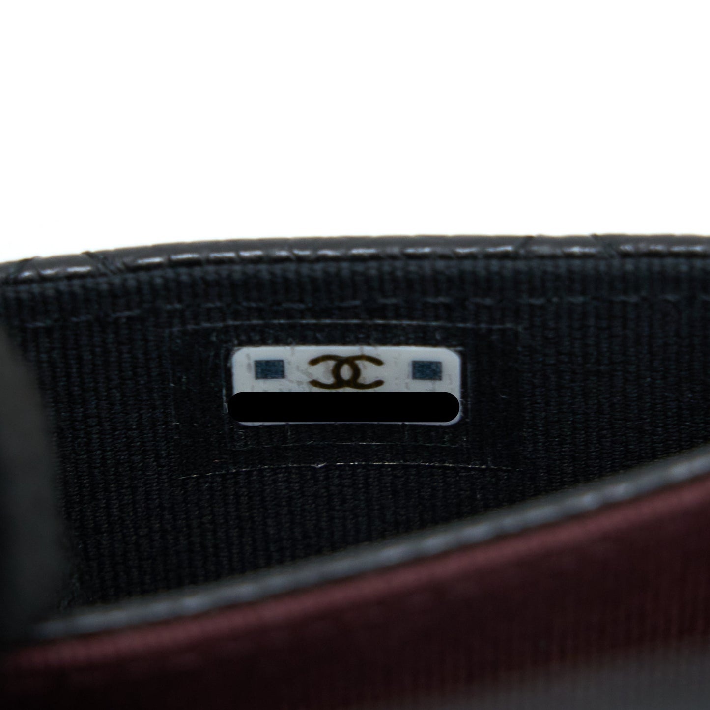 Chanel Classic Quilted Flap Card Holder Caviar Black GHW (Microchip)