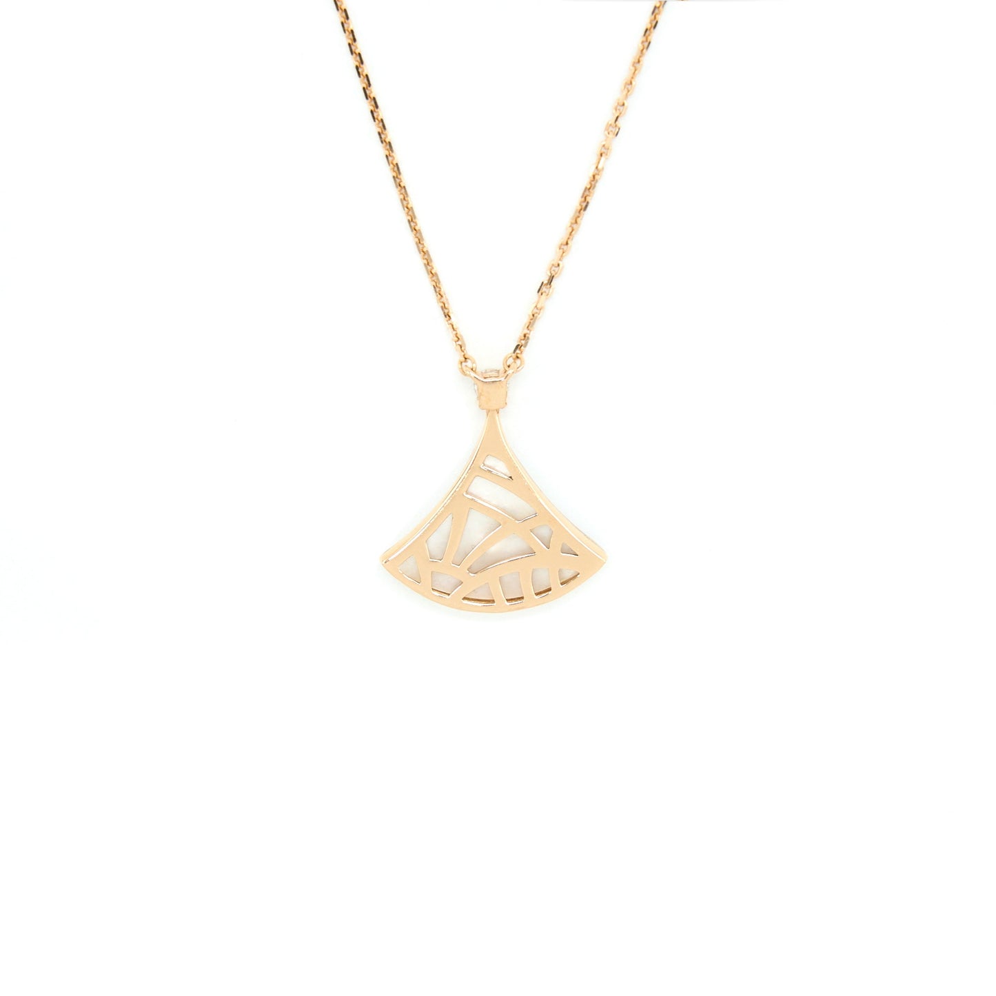 Bvlgari Diva’s Dream Necklace Mother Of Pearl With Diamond Rose Gold