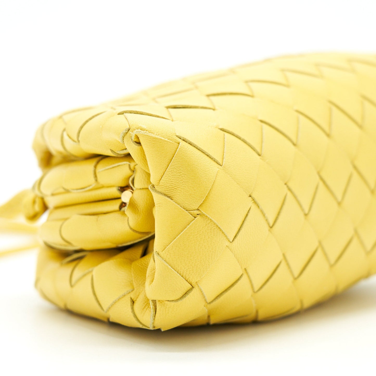 BOTTEGA VENETA THE MINI POUCH BAG YELLOW
