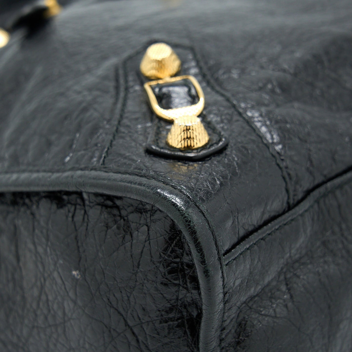 Balenciaga Classic City Bag Aged Calfskin GHW