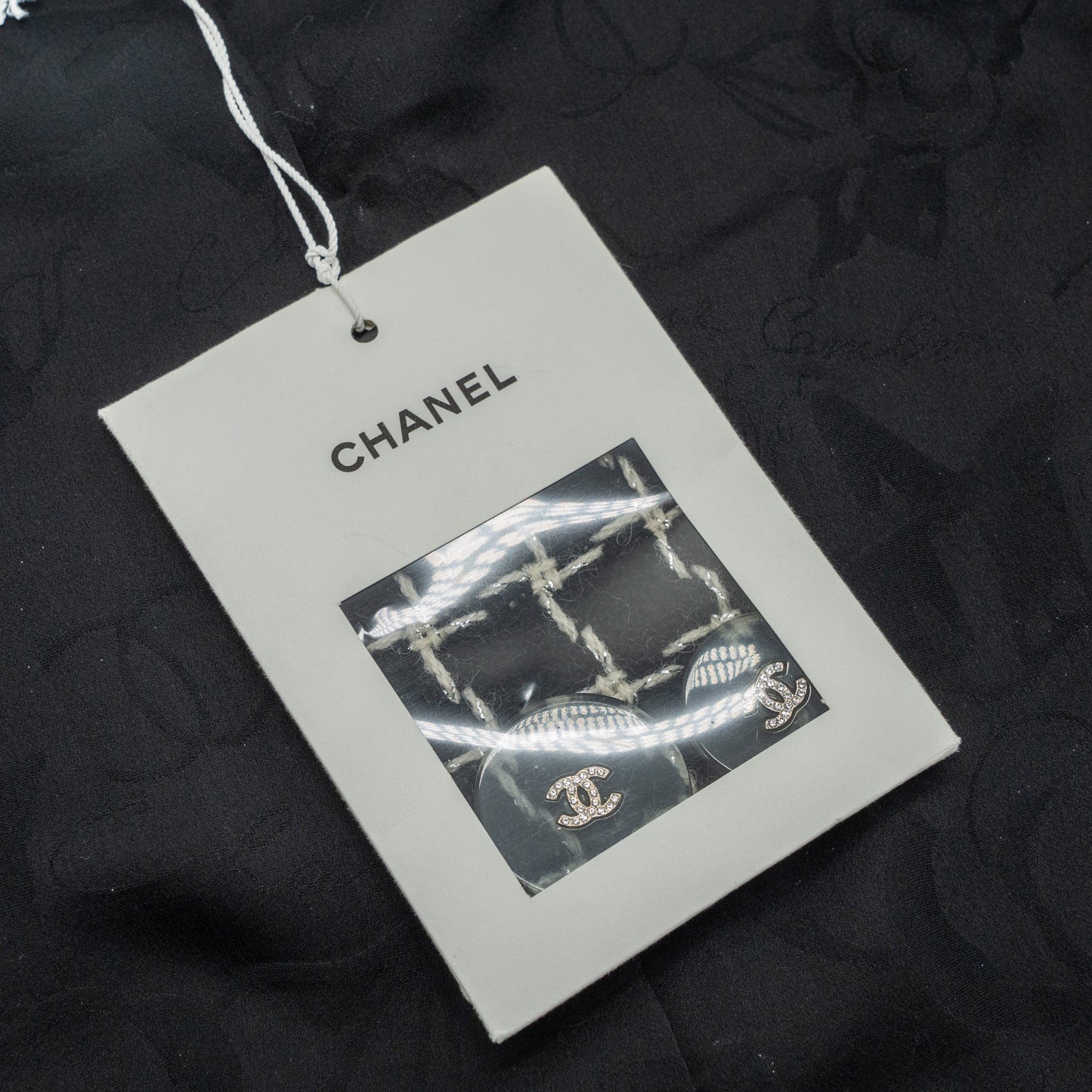 Chanel 17A size 36 Jacket Fantacy Tweed / calfskin black