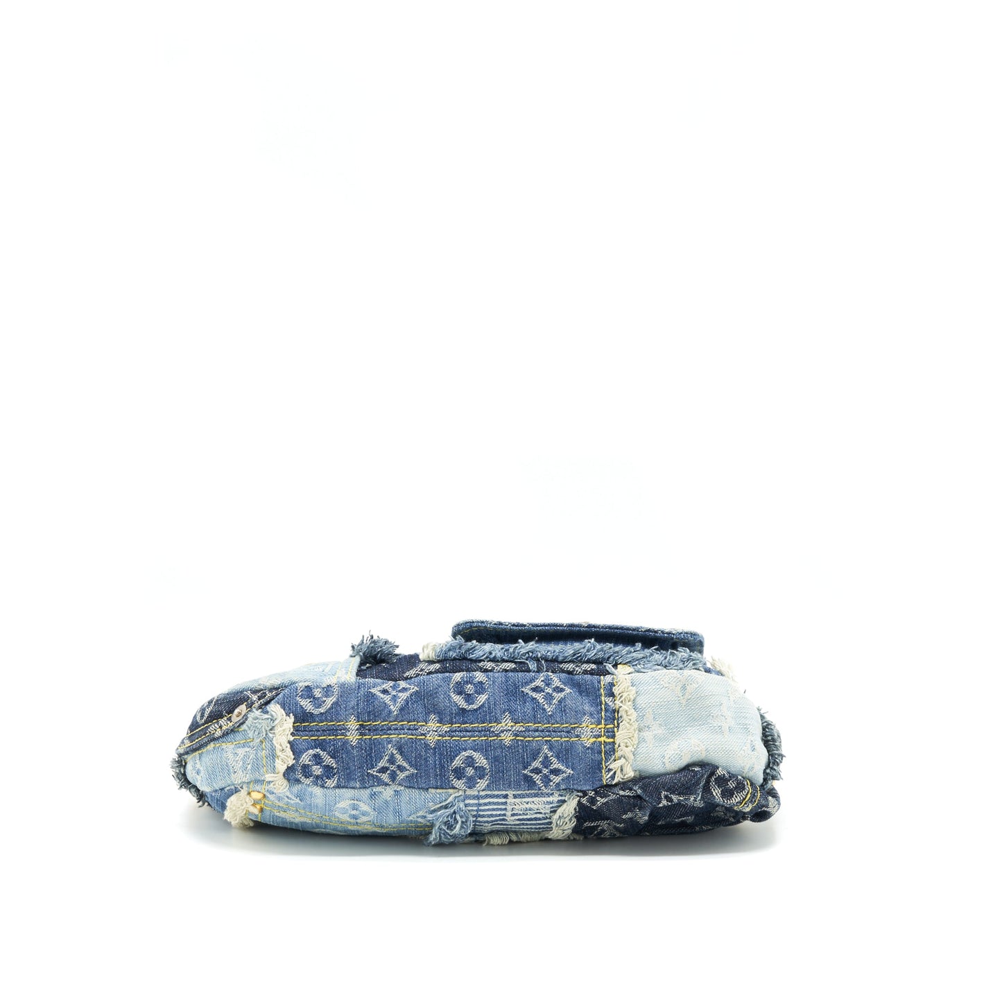 Louis Vuitton Vintage Denim Shoulder Bag Multicolour