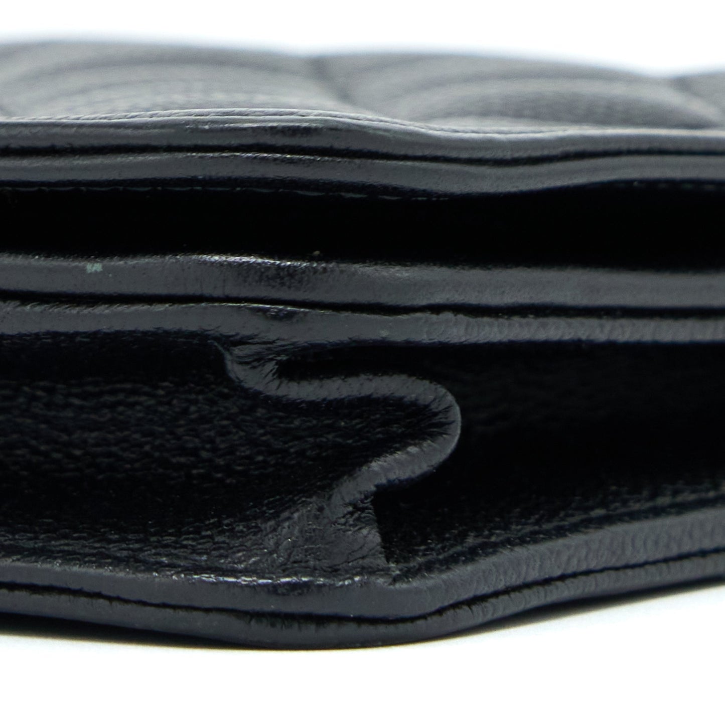 Chanel Classic Boy Wallet On Chain Caviar Black GHW