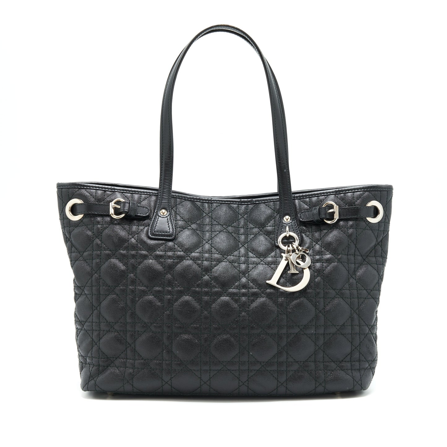 Luxury Dior Lady Luxury Dior Tote bag Canvas Black SHW