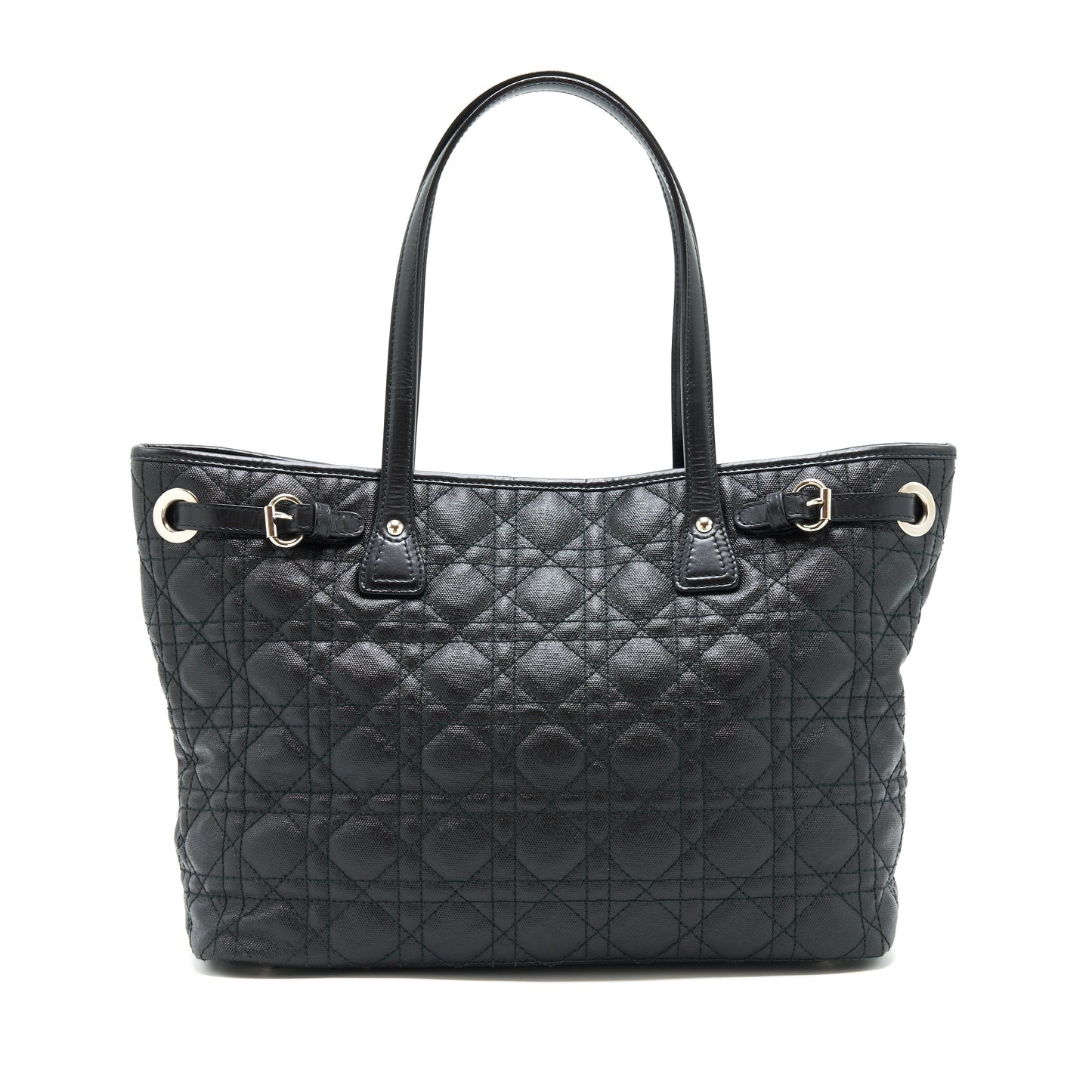 Luxury Dior Lady Luxury Dior Tote bag Canvas Black SHW