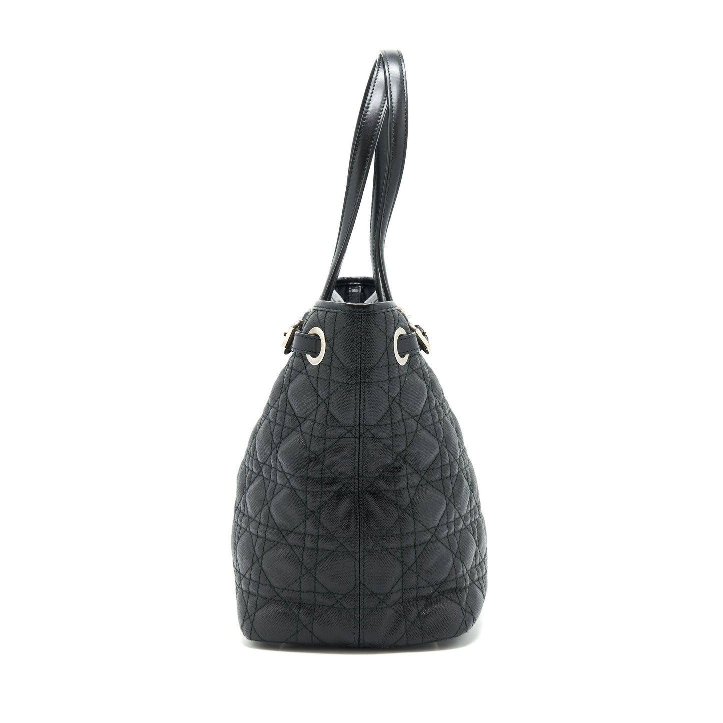 Luxury Dior Lady Luxury Dior Tote bag Canvas Black SHW