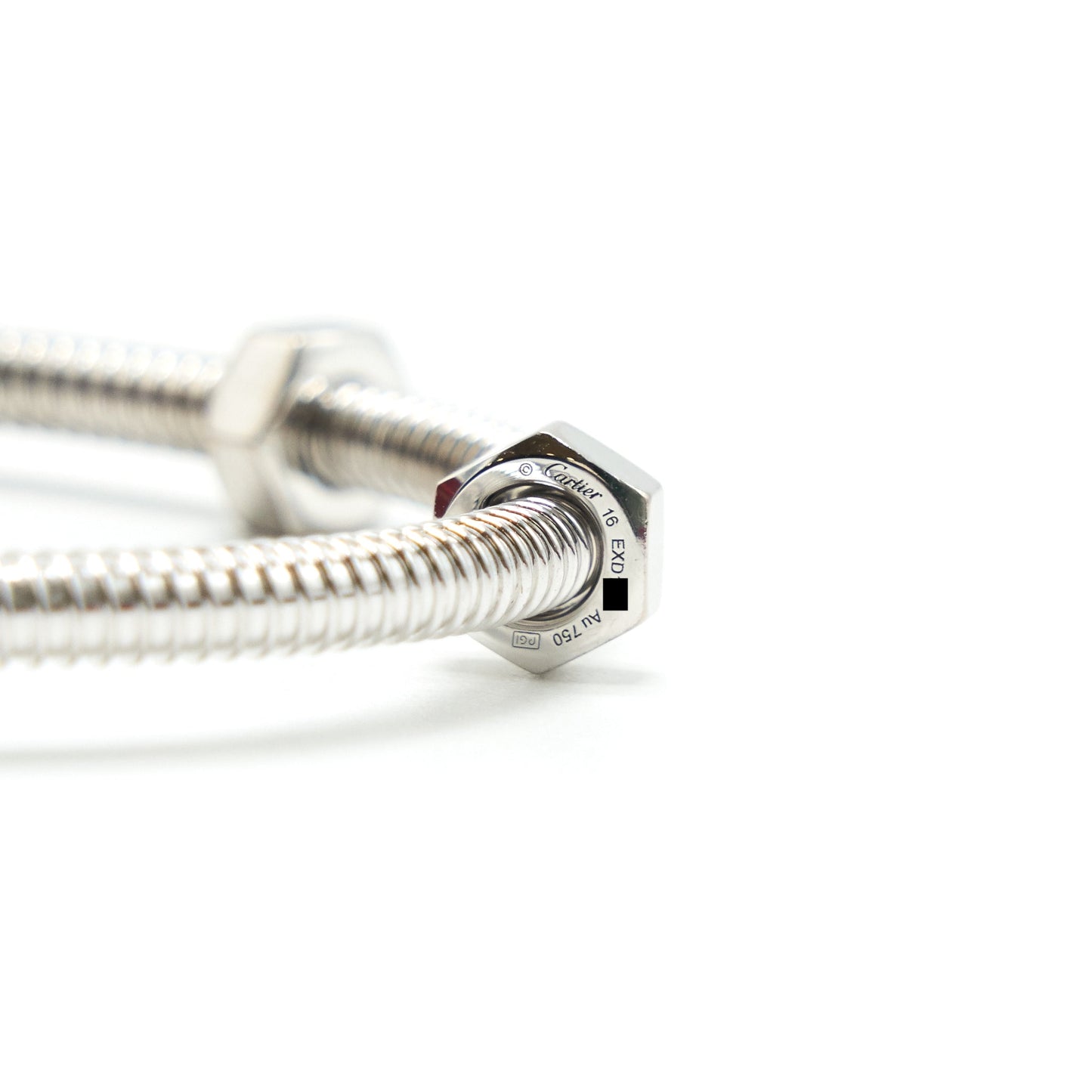 Cartier Ecrou De Cartier Bracelet white Gold size16