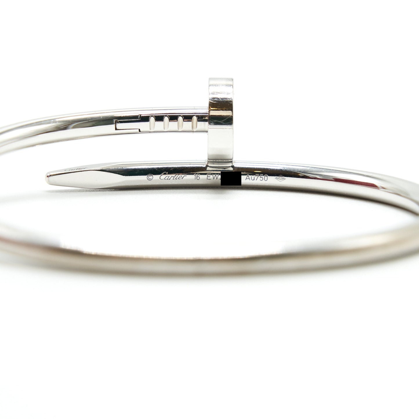 Cartier Juste Un Clou Bracelet White Gold size16