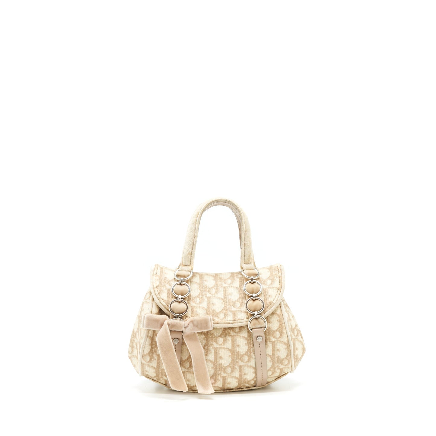 Luxury Dior Vintage Mini Handle Bag Oblique Velvet
