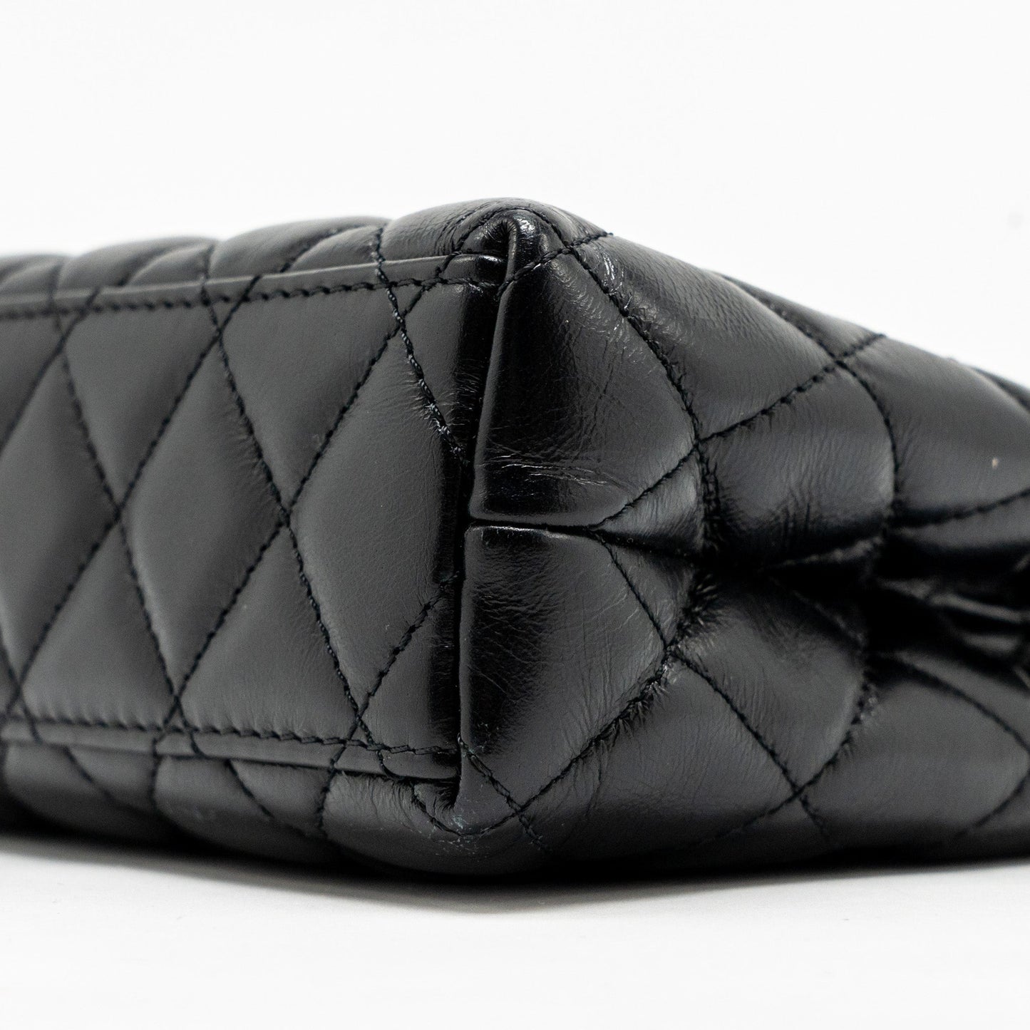 Chanel Mini Kelly Shopping Tote Bag Calfskin black GHW (microchip)