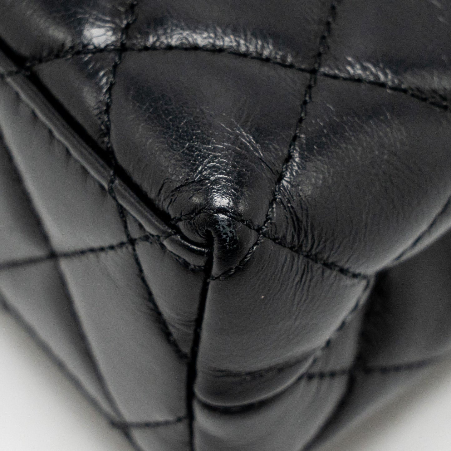 Chanel Mini Kelly Shopping Tote Bag Calfskin black GHW (microchip)