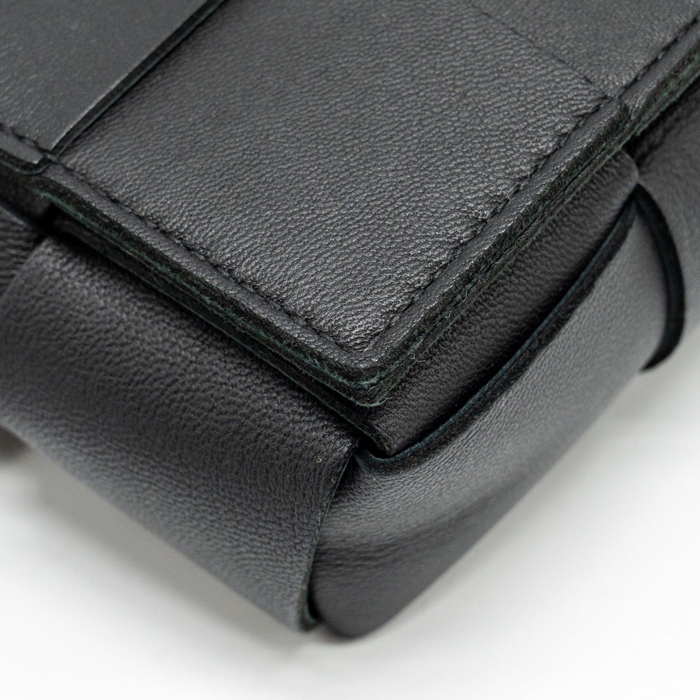 Bottega Veneta Cassette Belt Bag Lambskin Black GHW