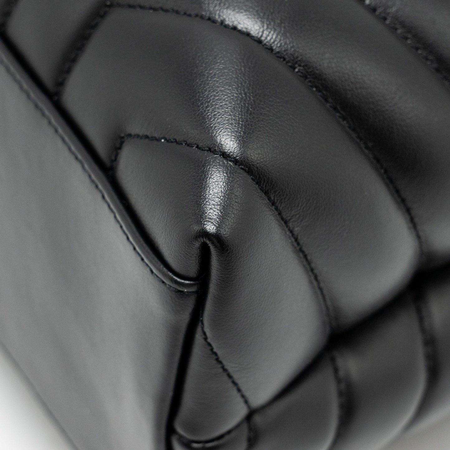 Saint Laurent Medium LouLou Shoulder Bag Calfskin Black SHW