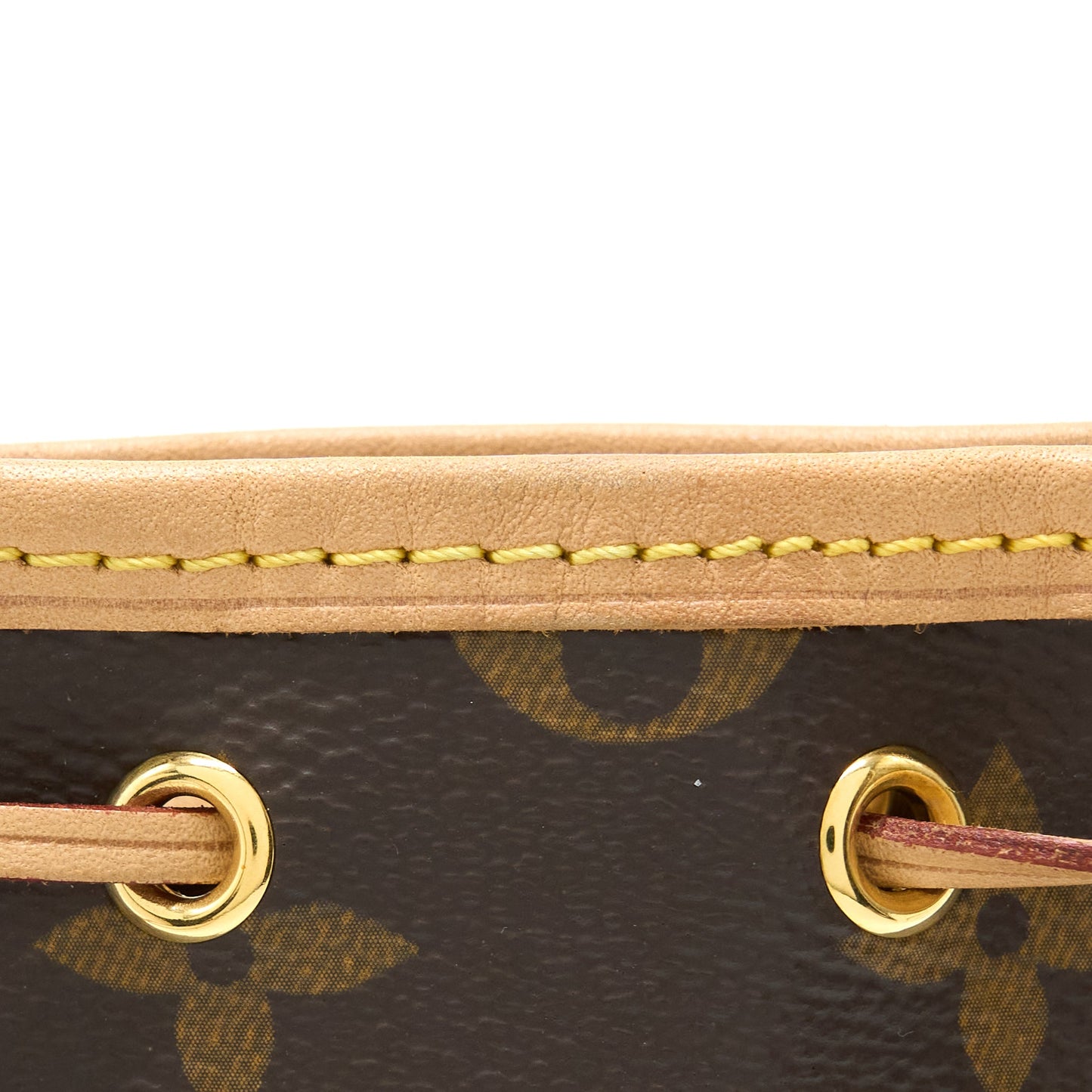 Louis Vuitton Nano Noe Monogram Canvas GHW