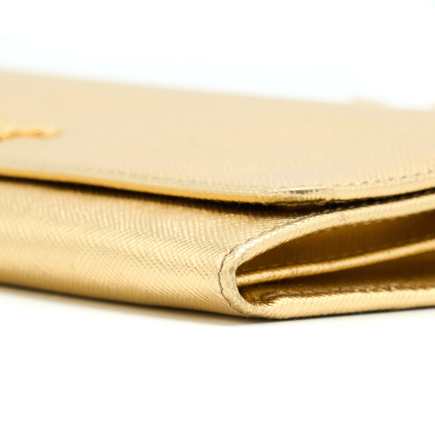 Prada Mini Wallet On Chain Gold GHW