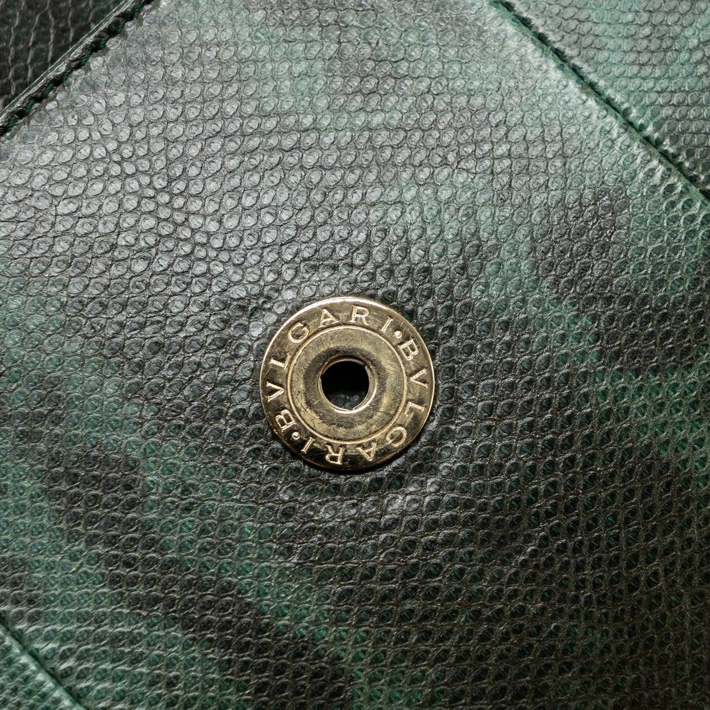 Bvlgari Serpenti Forever Flap Bag Shiny Karung Glacier Green LGHW