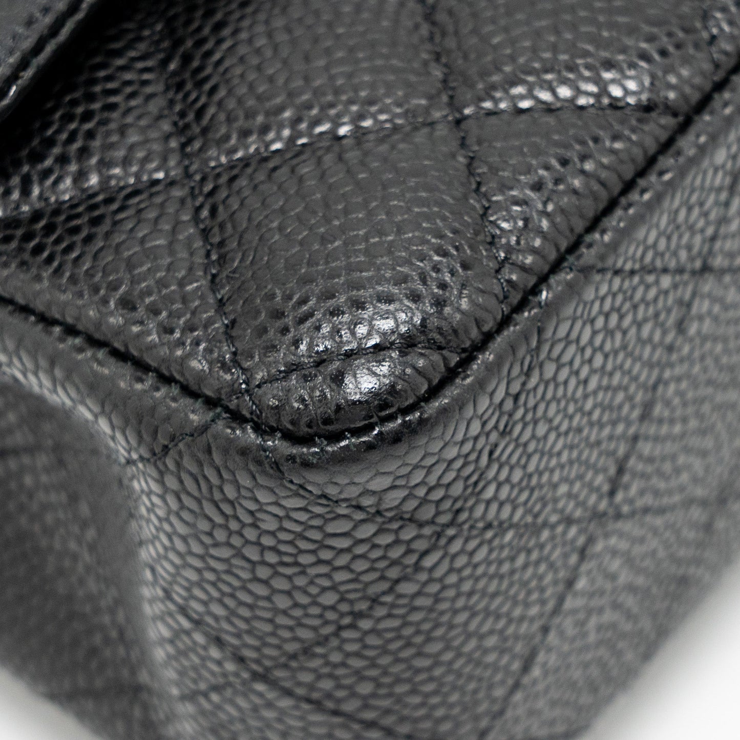 Chanel Mini Rectangular flap bag caviar black SHW