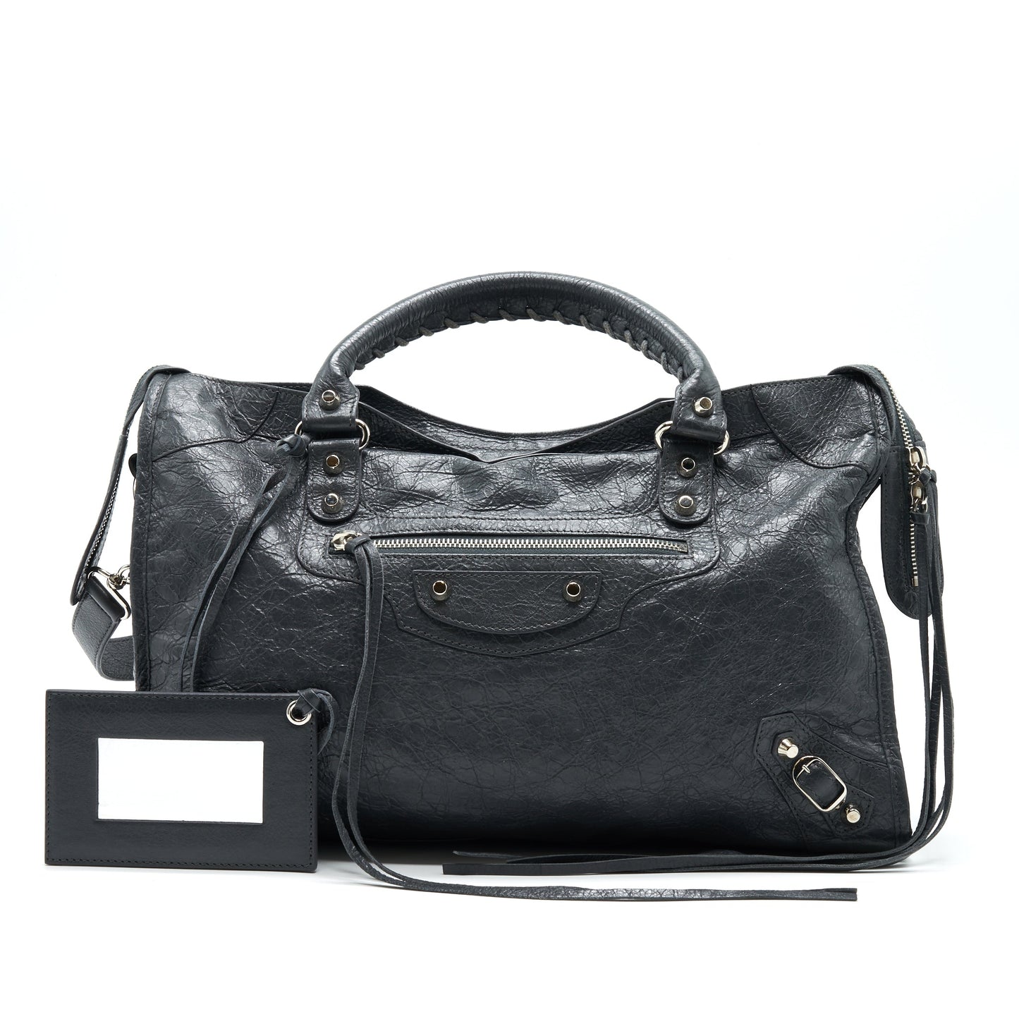 Balenciaga Medium Giant City Bag Grey with SHW
