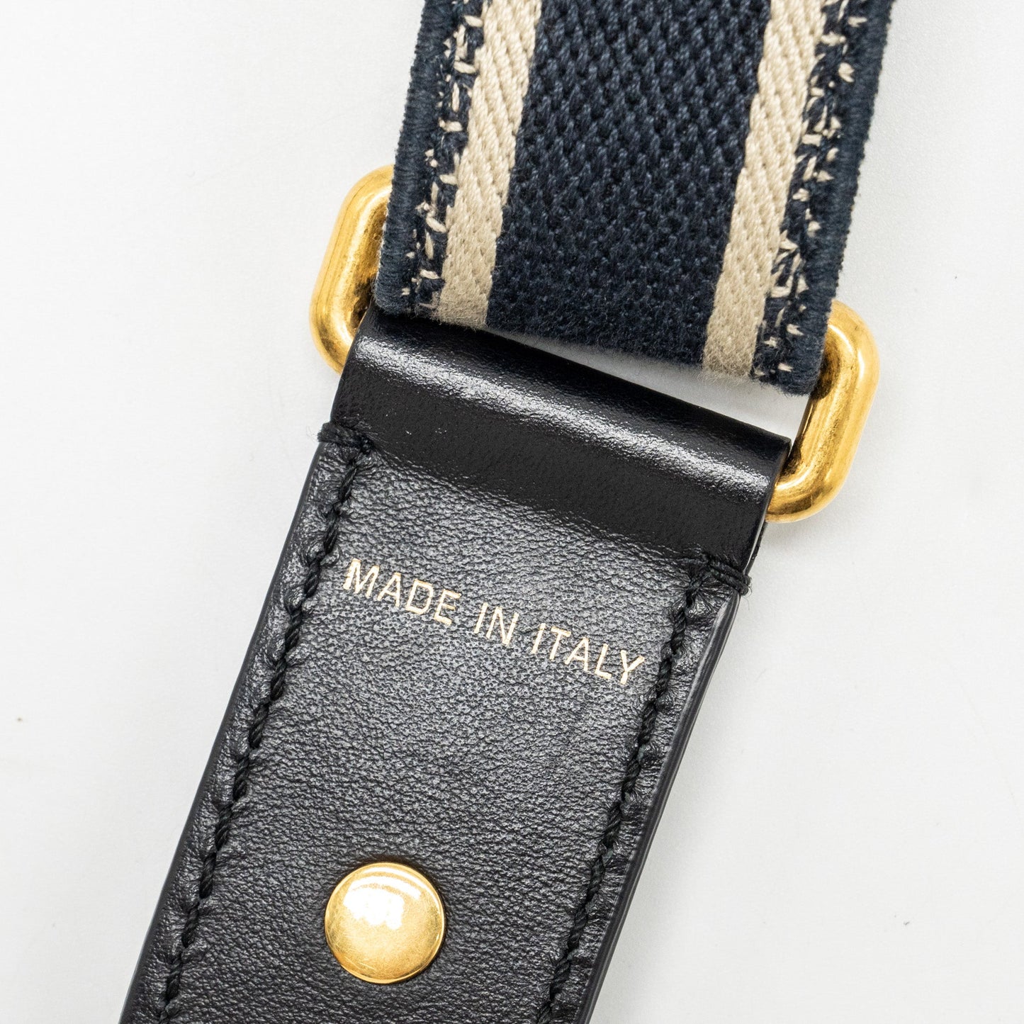 Luxury Dior Adjustable Shoulder Strap Embroidery Multicolour GHW