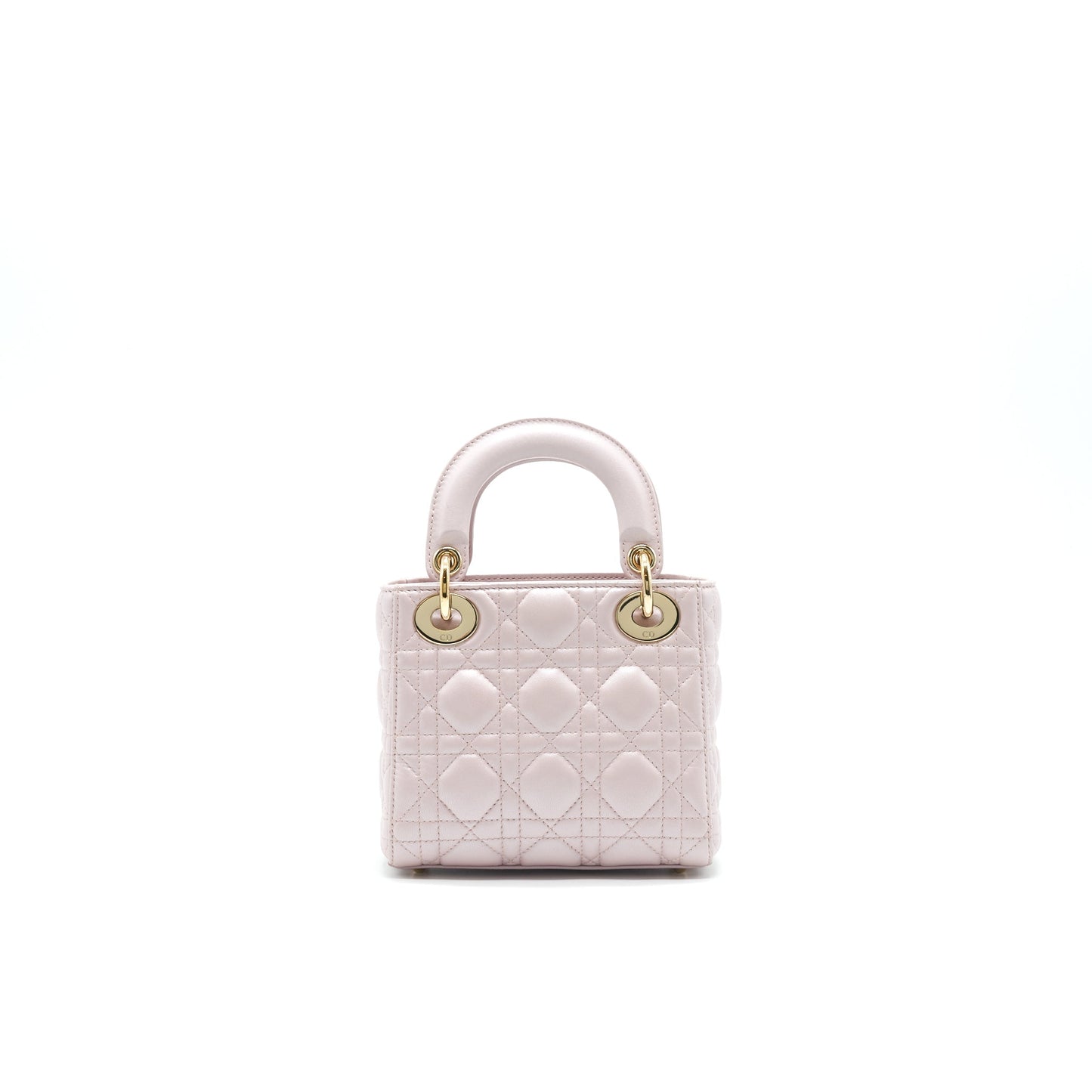 Christian Luxury Dior Mini Luxury Dior Lambskin Pink GHW