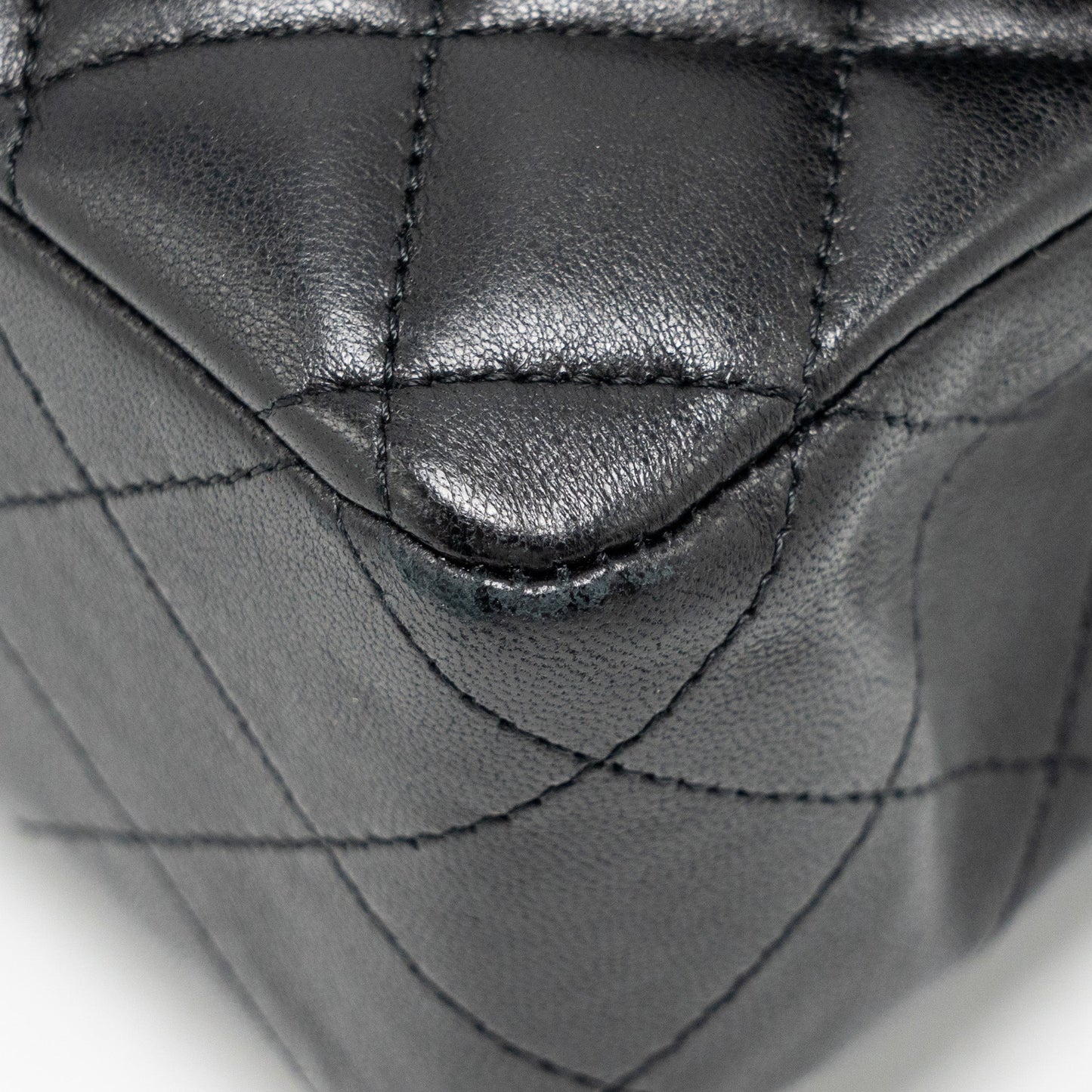 Chanel Medium Classic Double Flap Bag Lambskin Black GHW