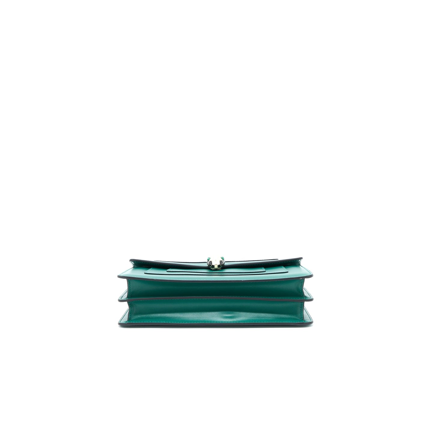 Bvlgari Serpenti Forever Shoulder Bag Calfskin Green LGHW