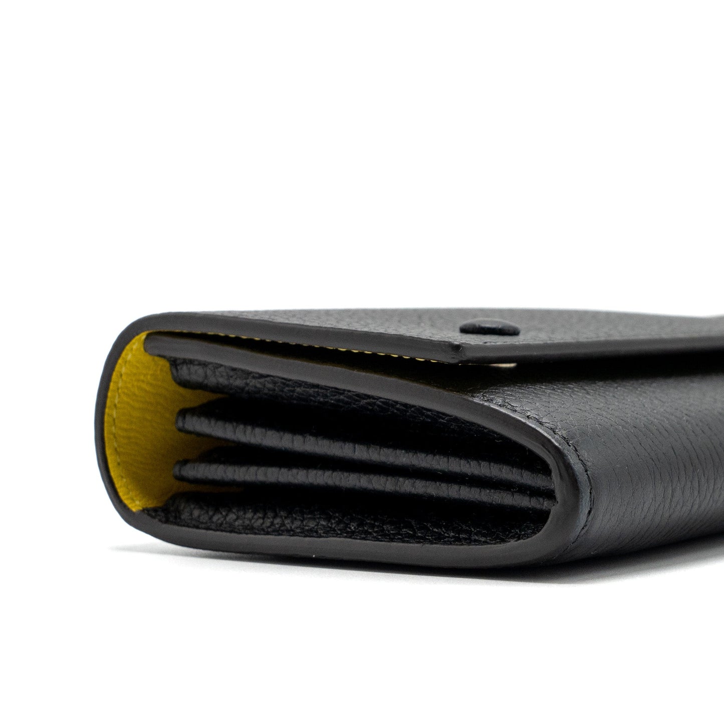 Celine Long Wallet Grained Calfskin Black SHW