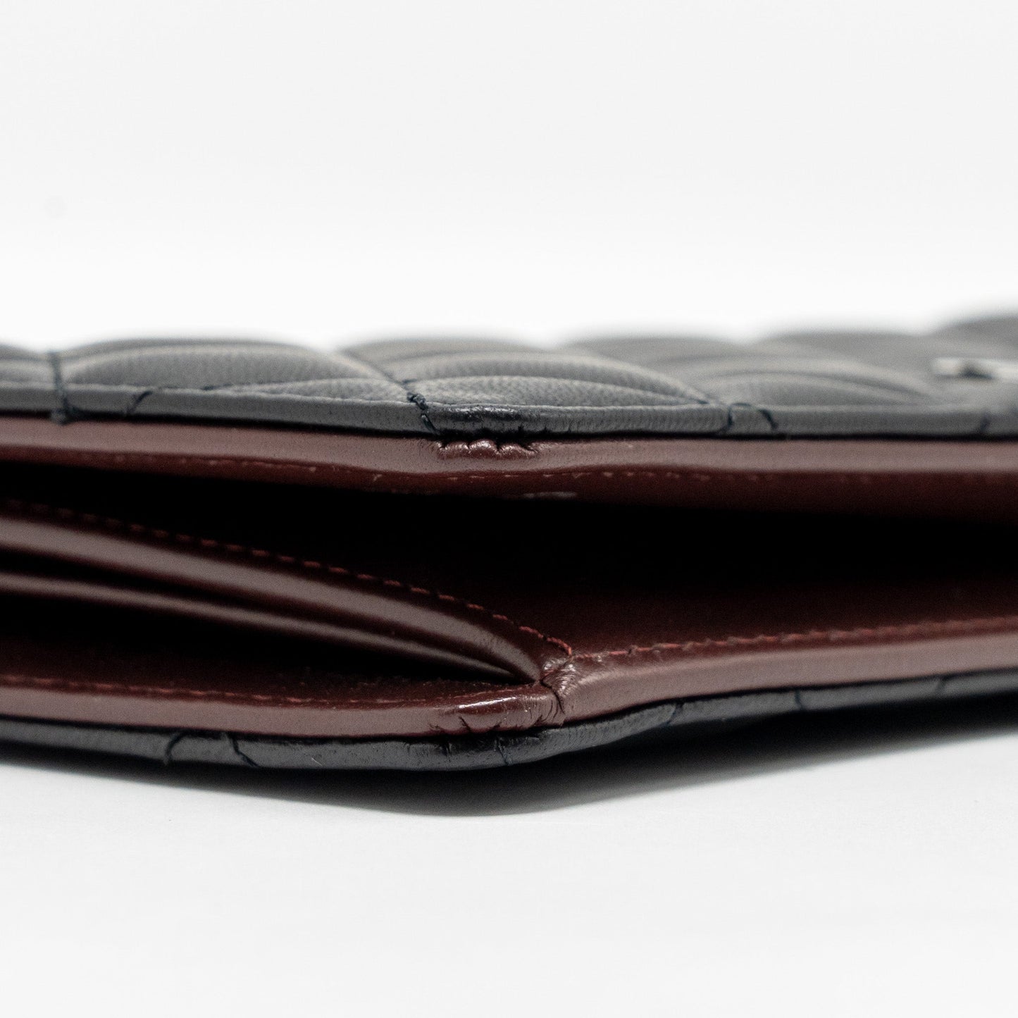 Chanel Quilted CC Long Wallet Leather Black SHW