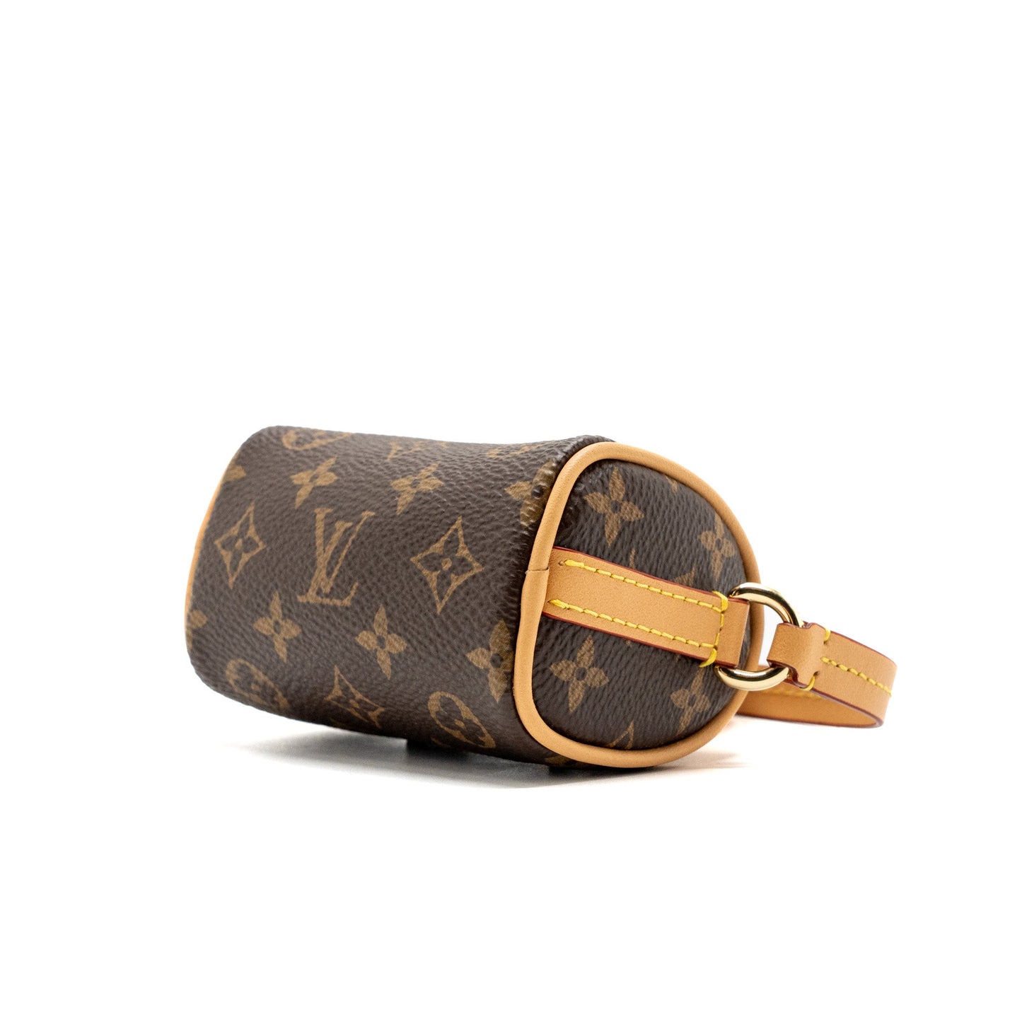 Louis Vuitton speedy bag charm monogram canvas GHW (New Version)
