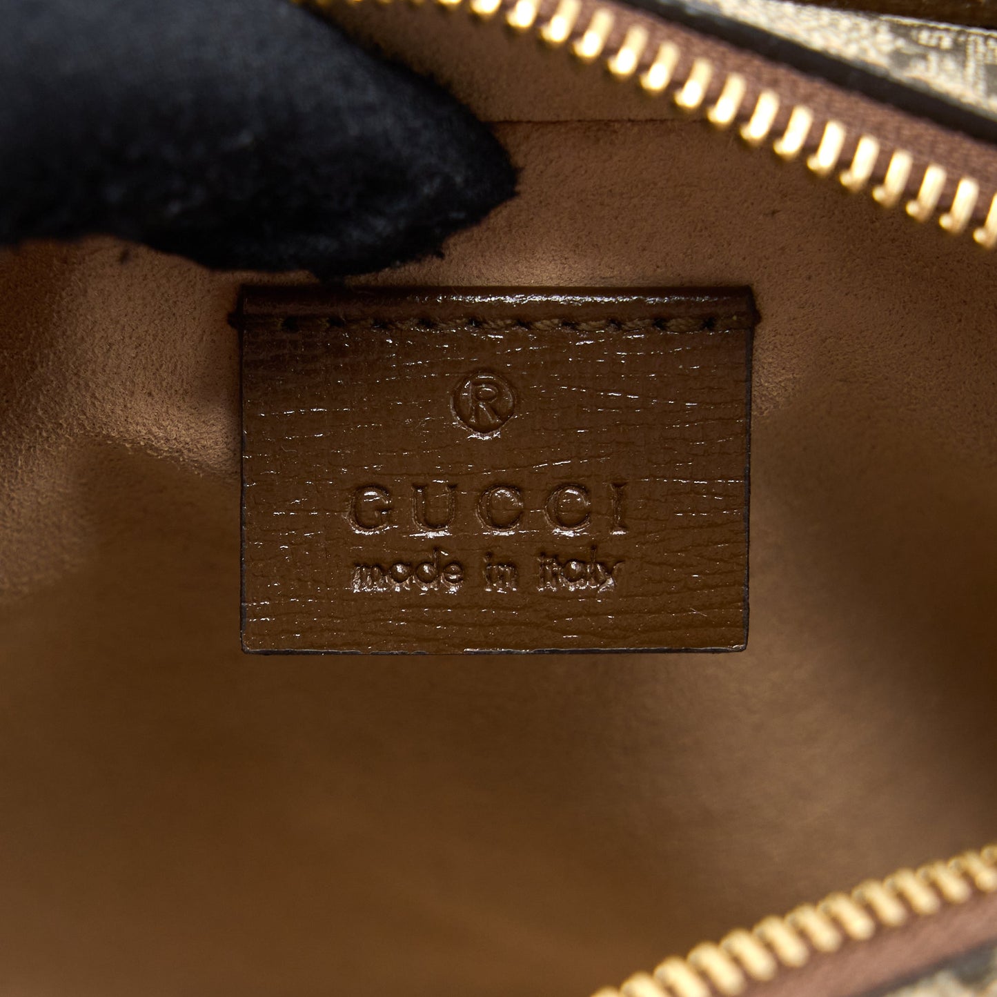 Gucci Mini Bag Interlocking G in GG Supreme Canvas GHW