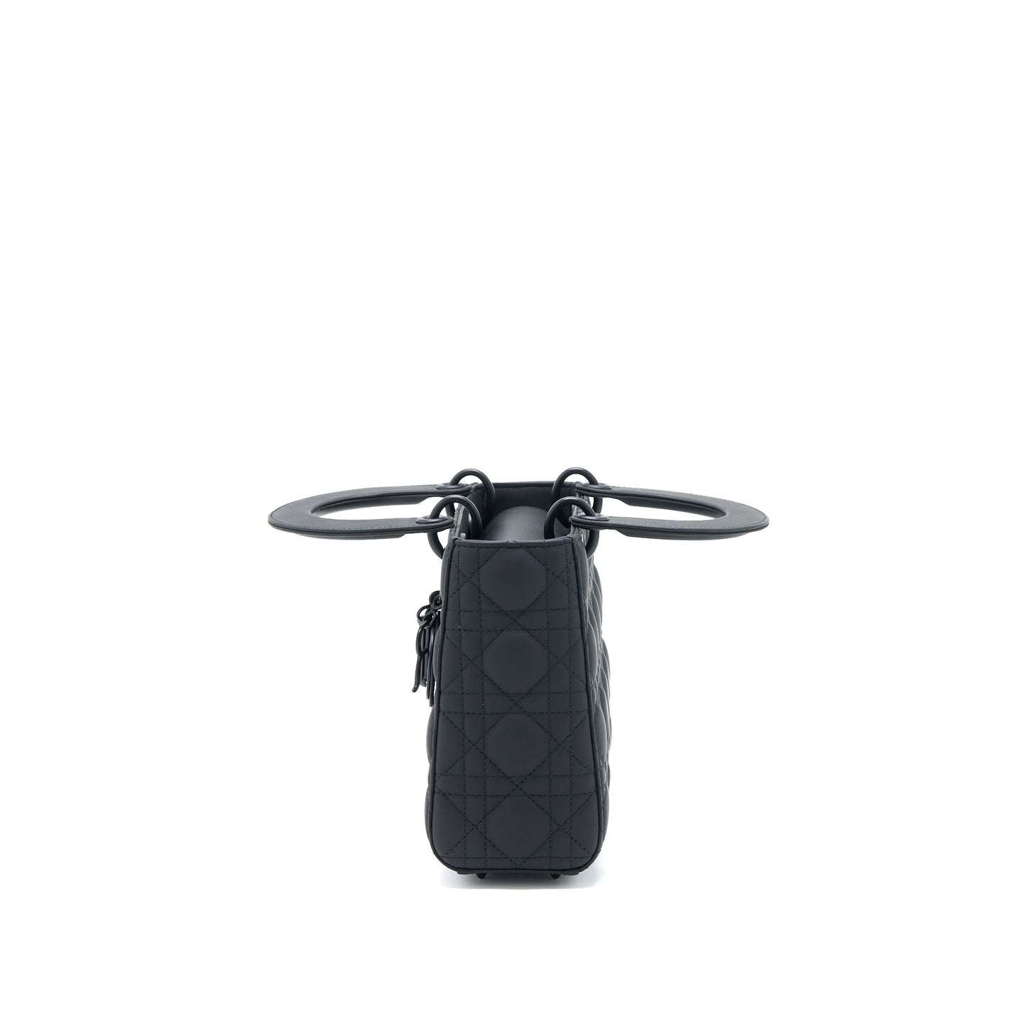 Luxury Dior Small Lady Luxury Dior Calfskin So Black with Black Hardware