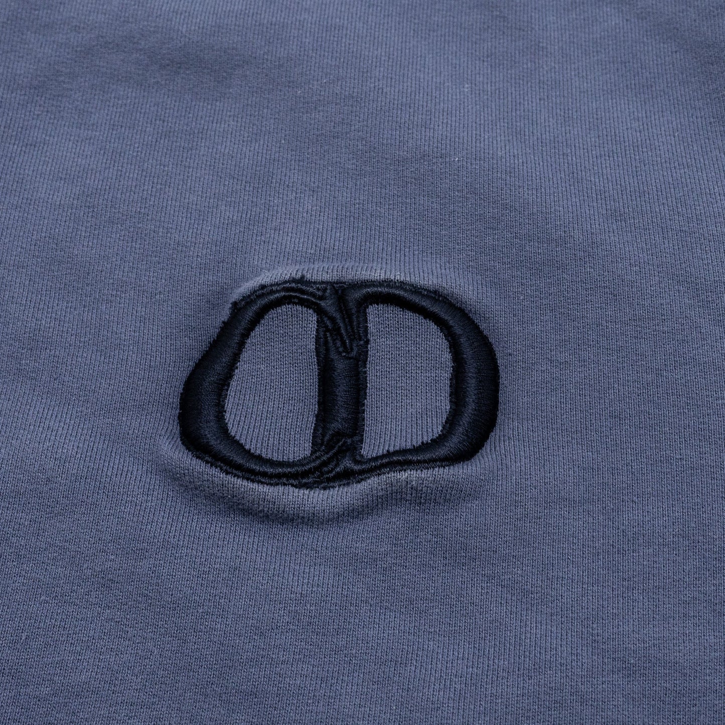 Luxury Dior Size S CD Embossed Sweatshirt Cotton Purple Grey