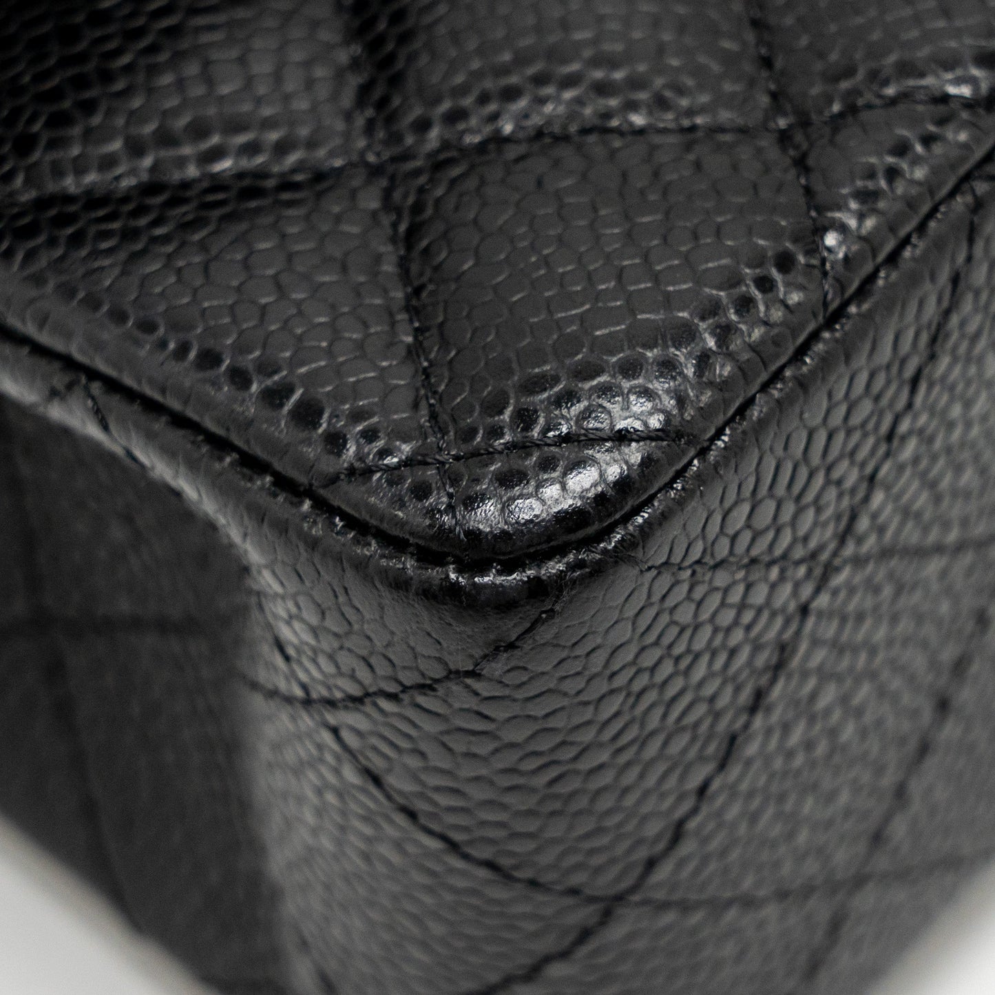 Chanel Small Classic Double Flap Bag Caviar Black GHW (Microchip)