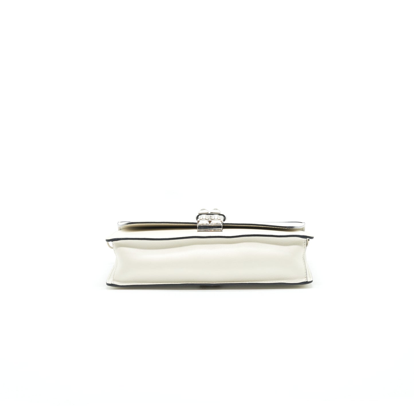 Prada Woman's Messanger Bag White with SHW
