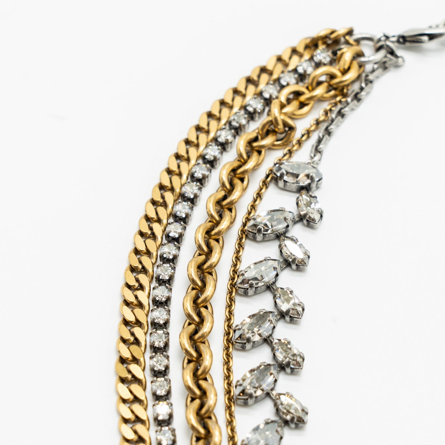 Luxury Dior Leaf/Star/Chains/Pearl Necklace multicolour hardware