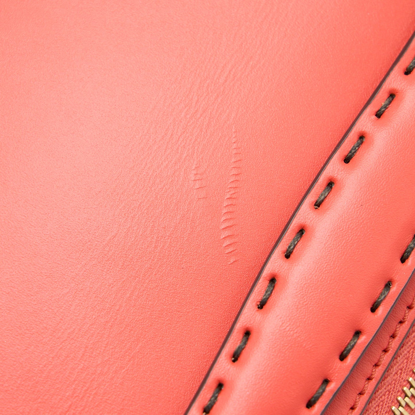 Fendi By The Way Mini Calfskin Red/Orange GHW