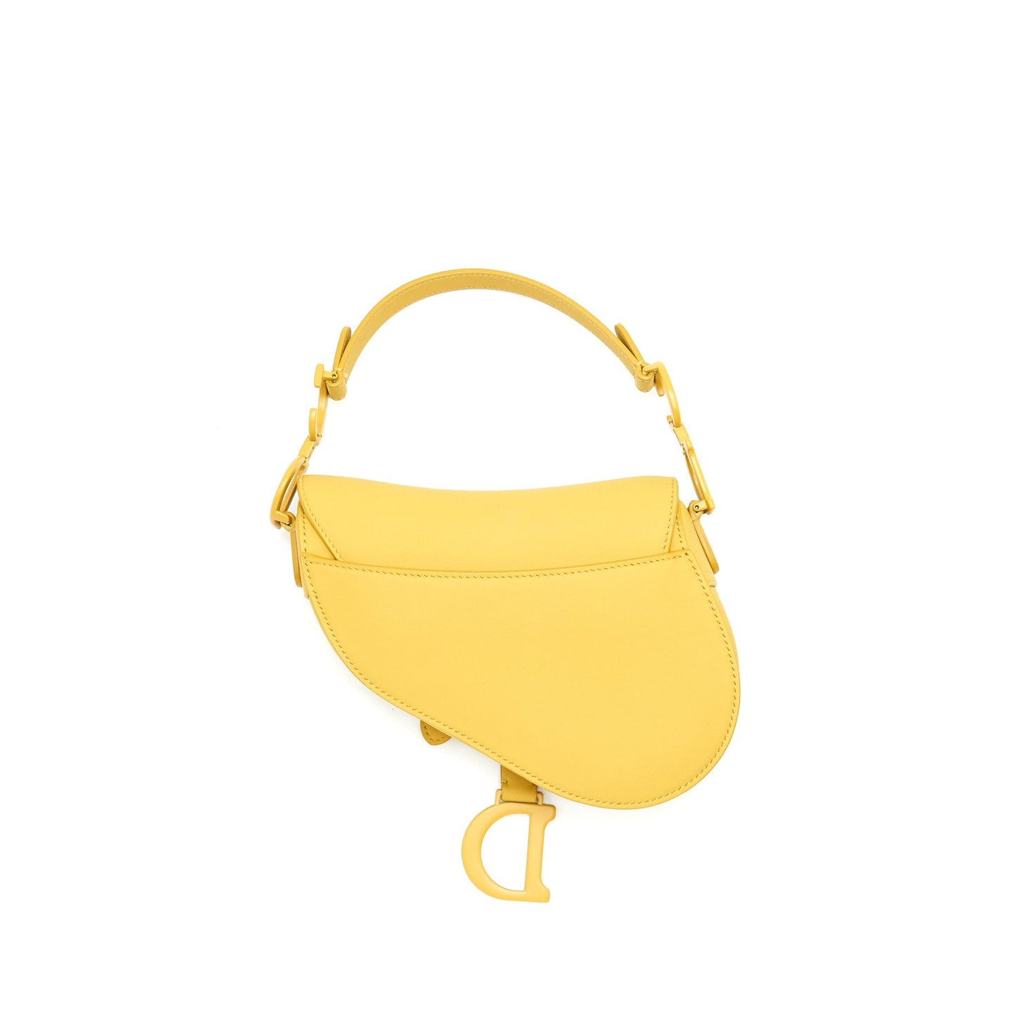 Christian Luxury Dior Ultra-Matte Mini Saddle Bag Calfskin