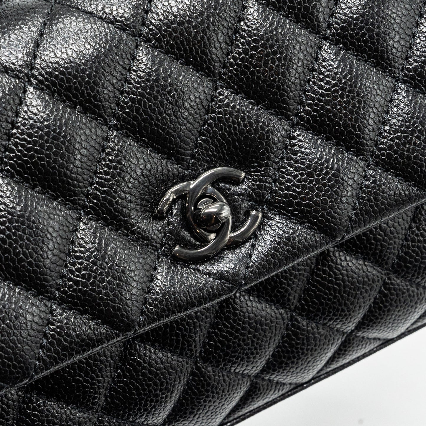 Chanel Small Coco Handle Caviar So Black / Black Hardware