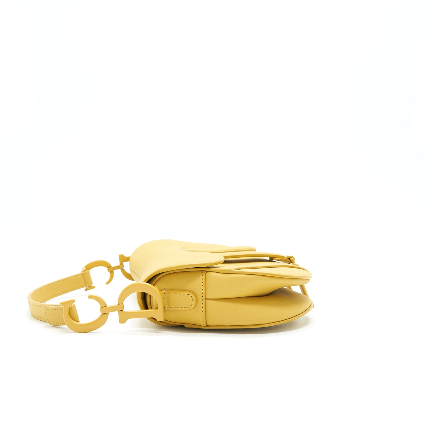Christian Luxury Dior Ultra-Matte Mini Saddle Bag Calfskin
