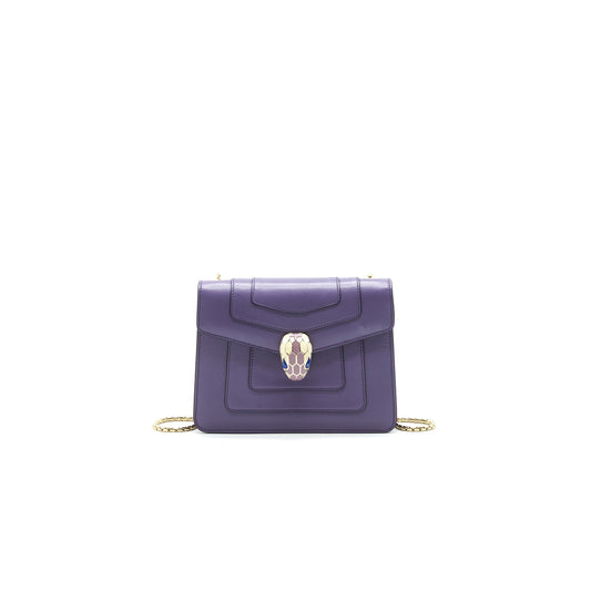 BVLGARI SERPENTI FOREVER CROSSBODY BAG Purple