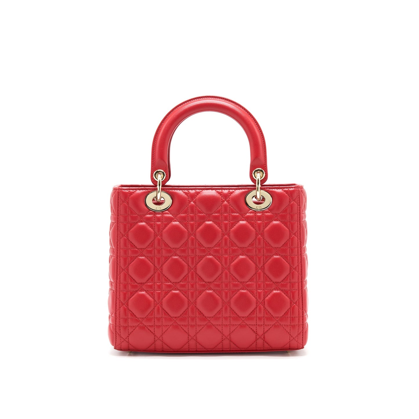 Luxury Dior Medium Lady Luxury Dior Tote Bag Red GHW