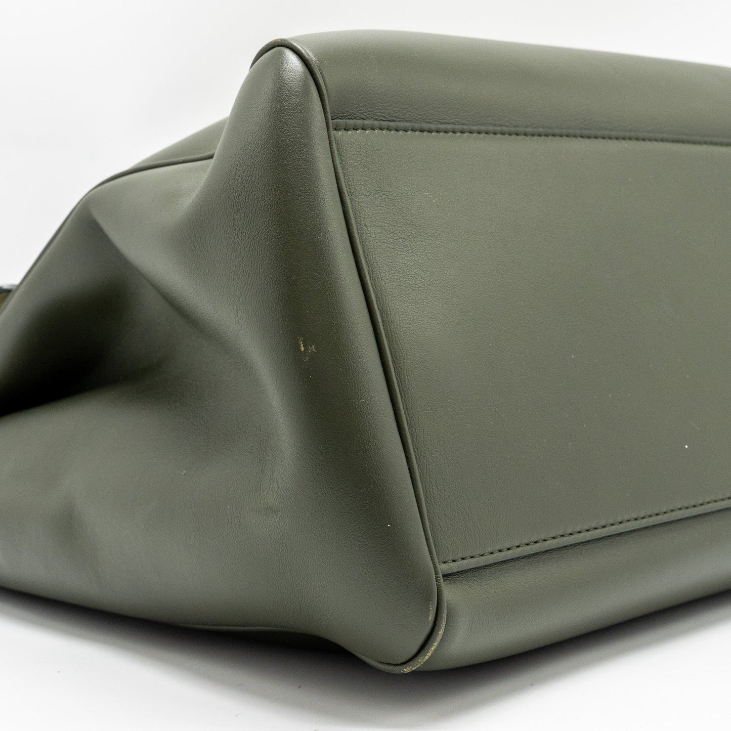 Celine Large Soft 16 Bag Smooth Calfskin Dark Green GHW