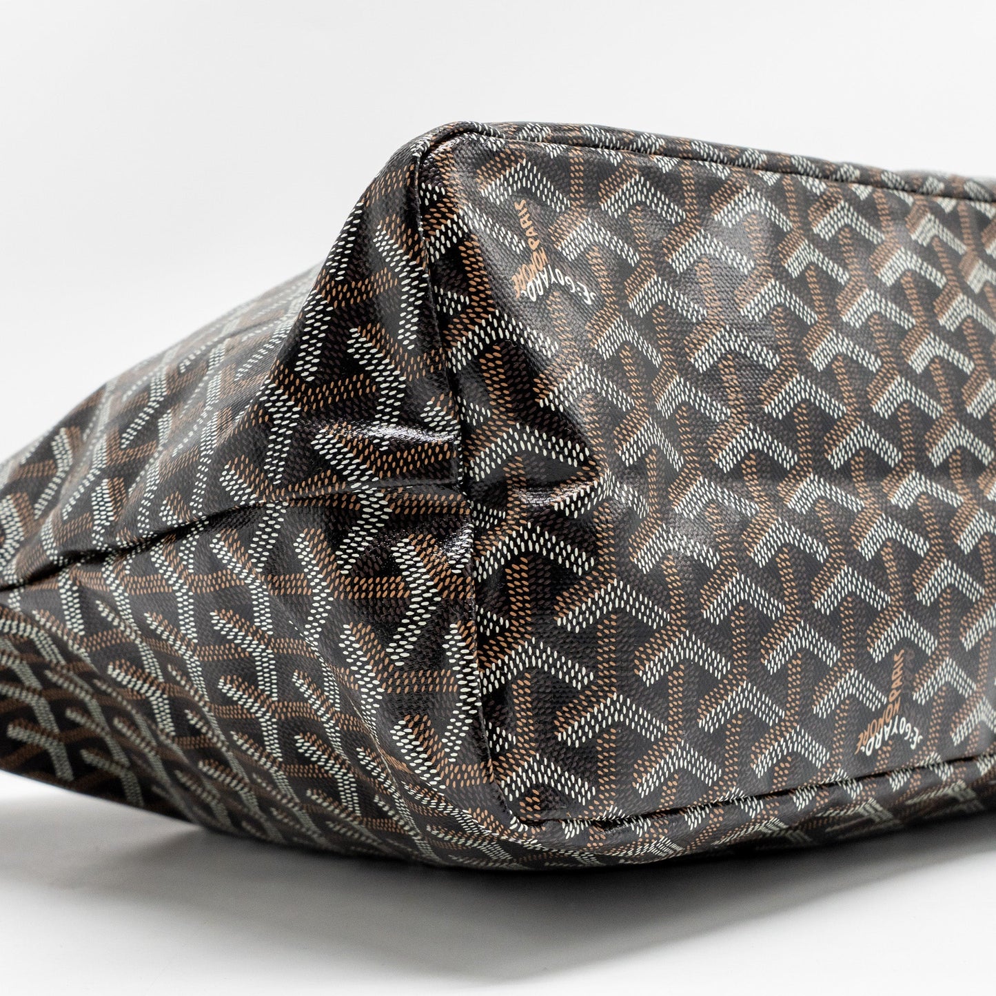 Goyard Boheme Hobo Bag Goyardine Canvas/Calfskin Brown SHW