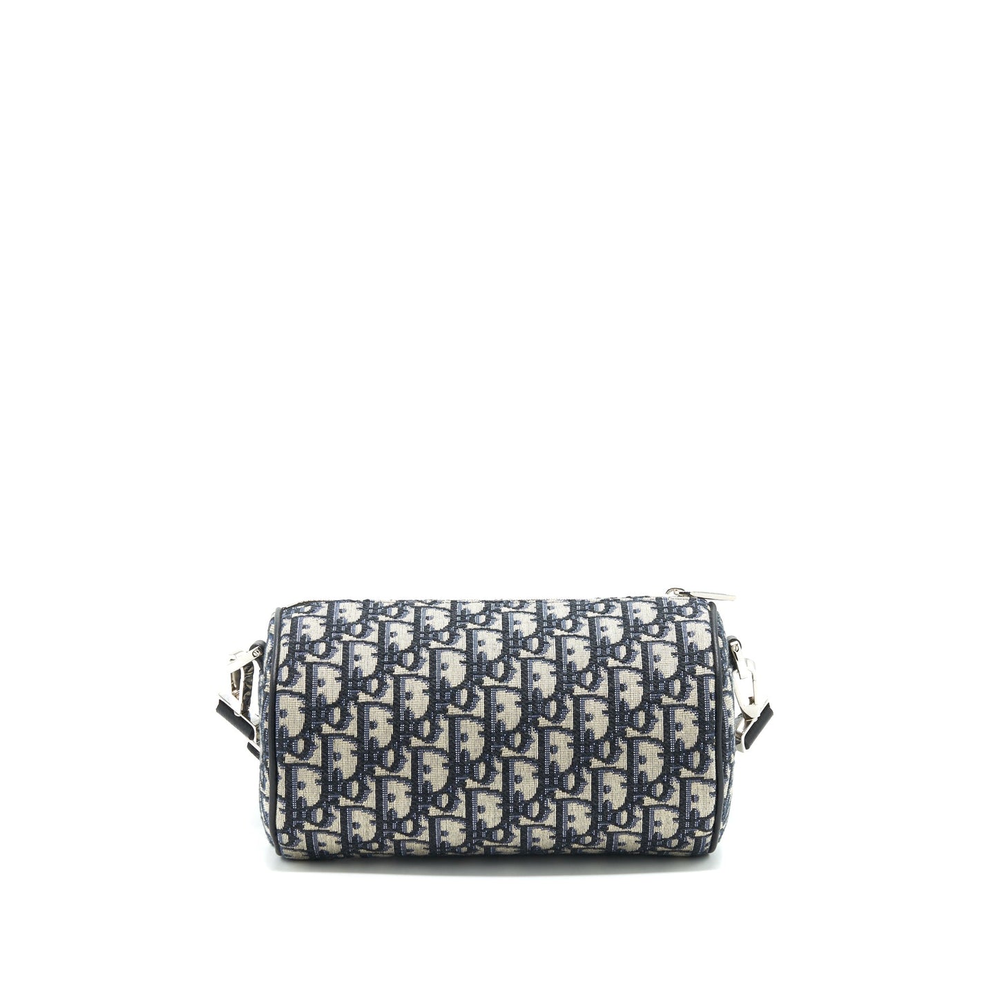 Luxury Dior Blue Oblique Messenger Roller Bag