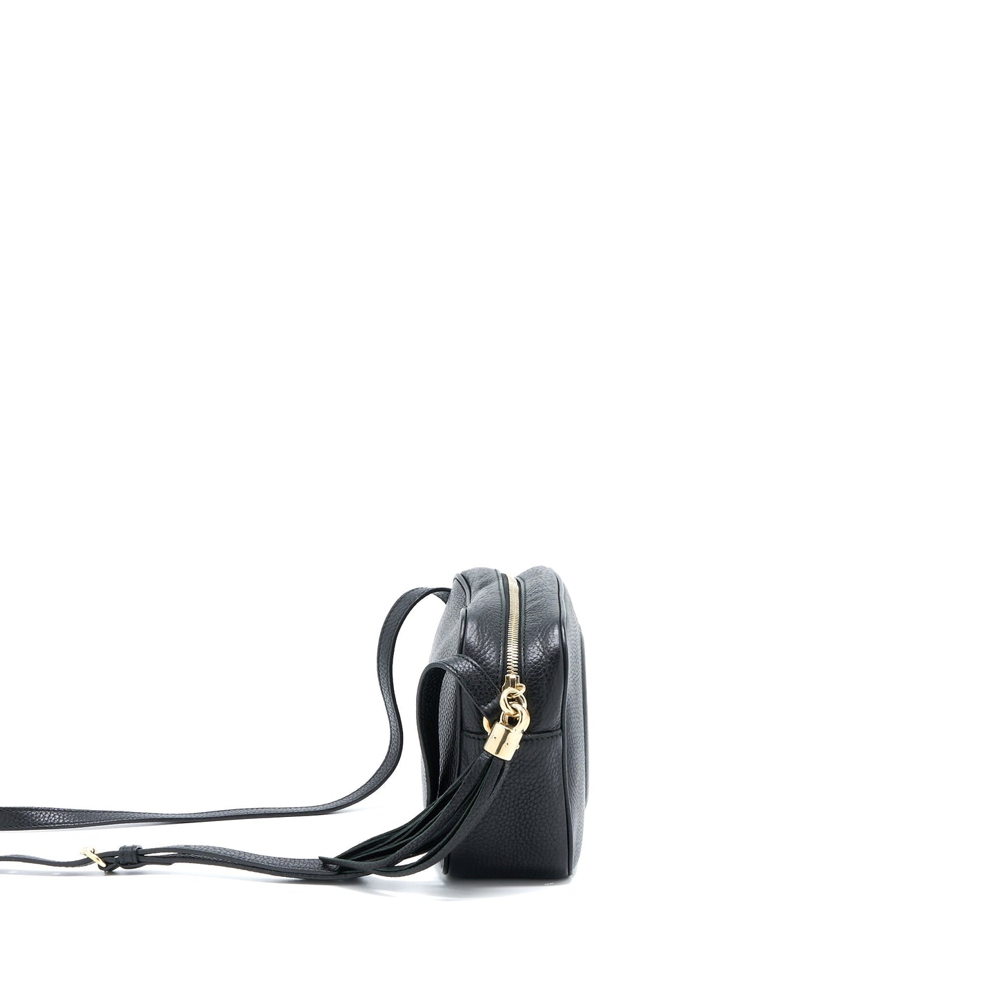 Gucci Soho Disco Camera Bag Calfskin Black GHW