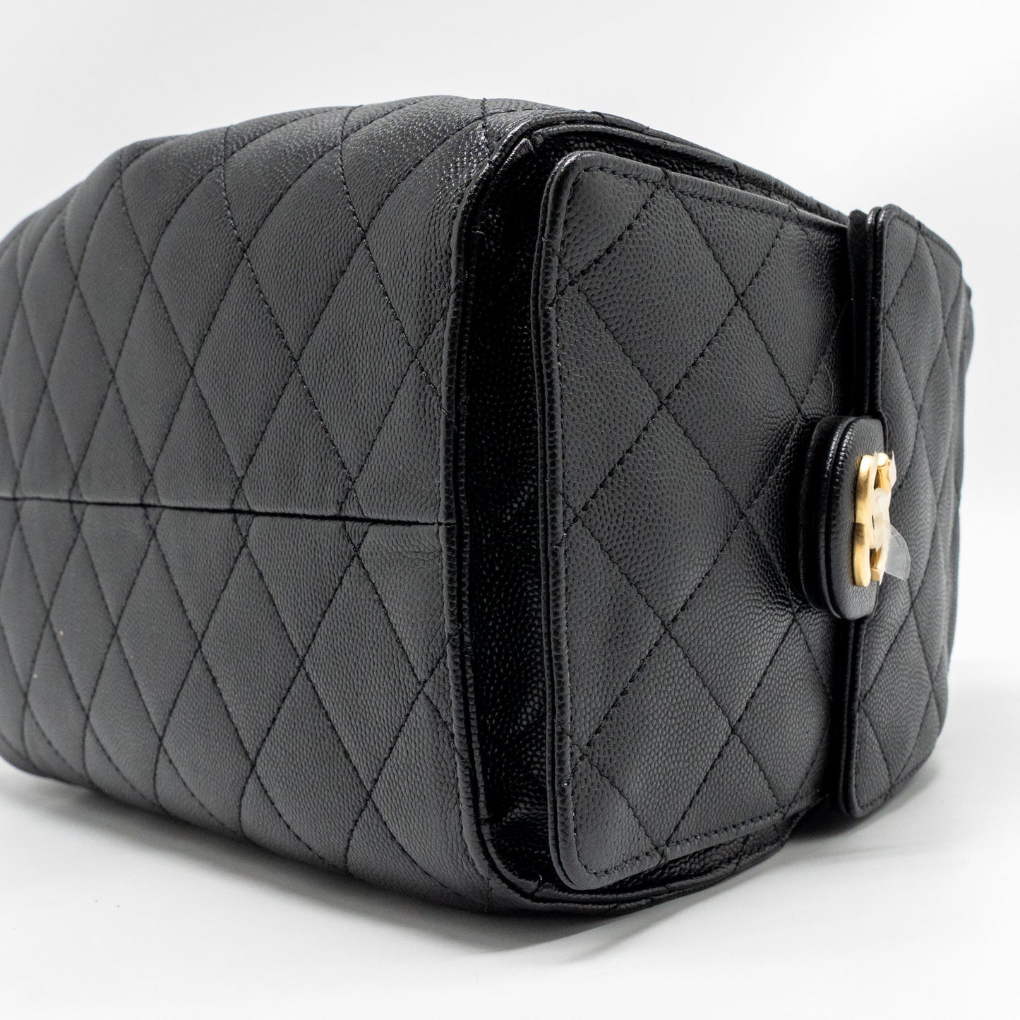 Chanel Small 25 Bag Caviar Black GHW (Microchip)