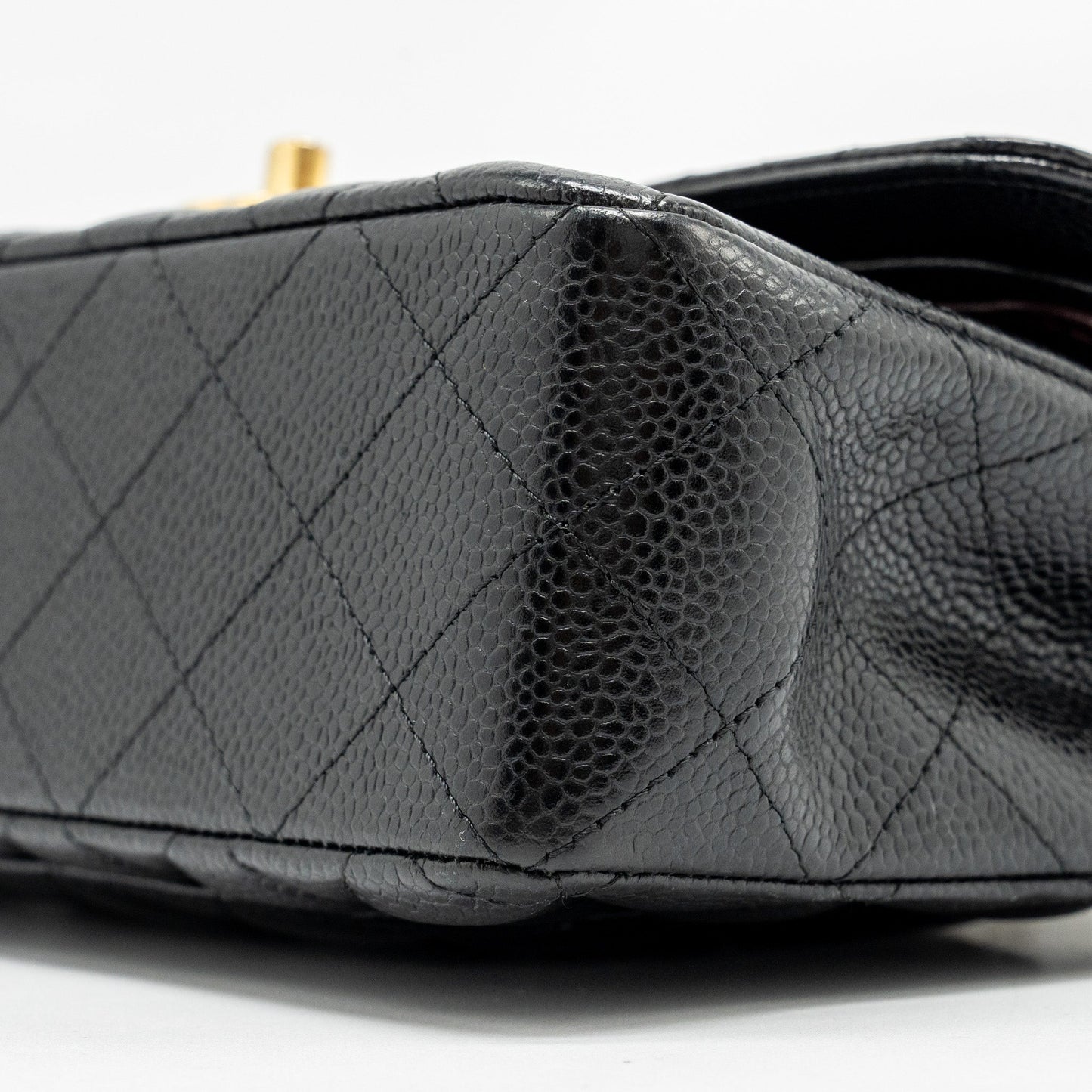 Chanel Small classic double flap bag caviar black GHW