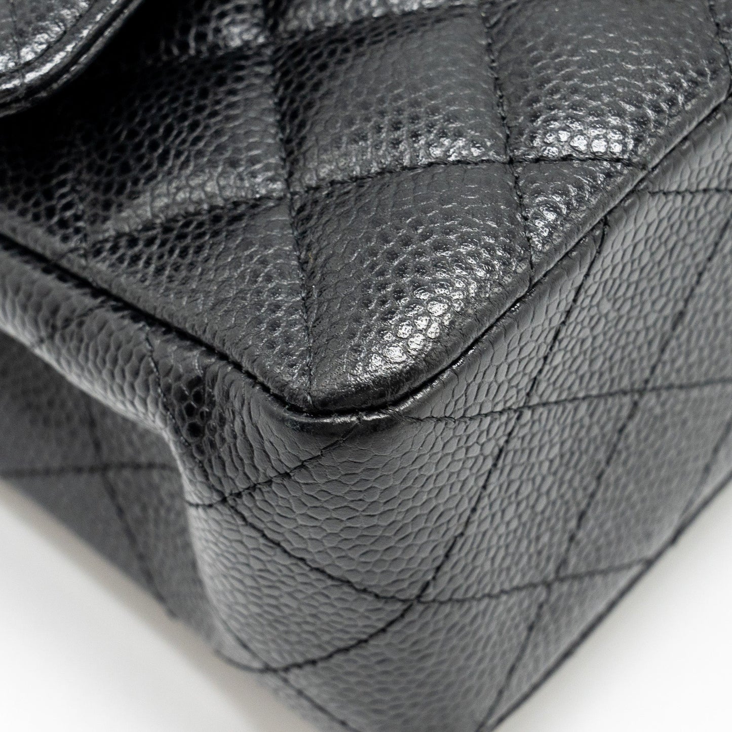 Chanel Small classic double flap bag caviar black GHW