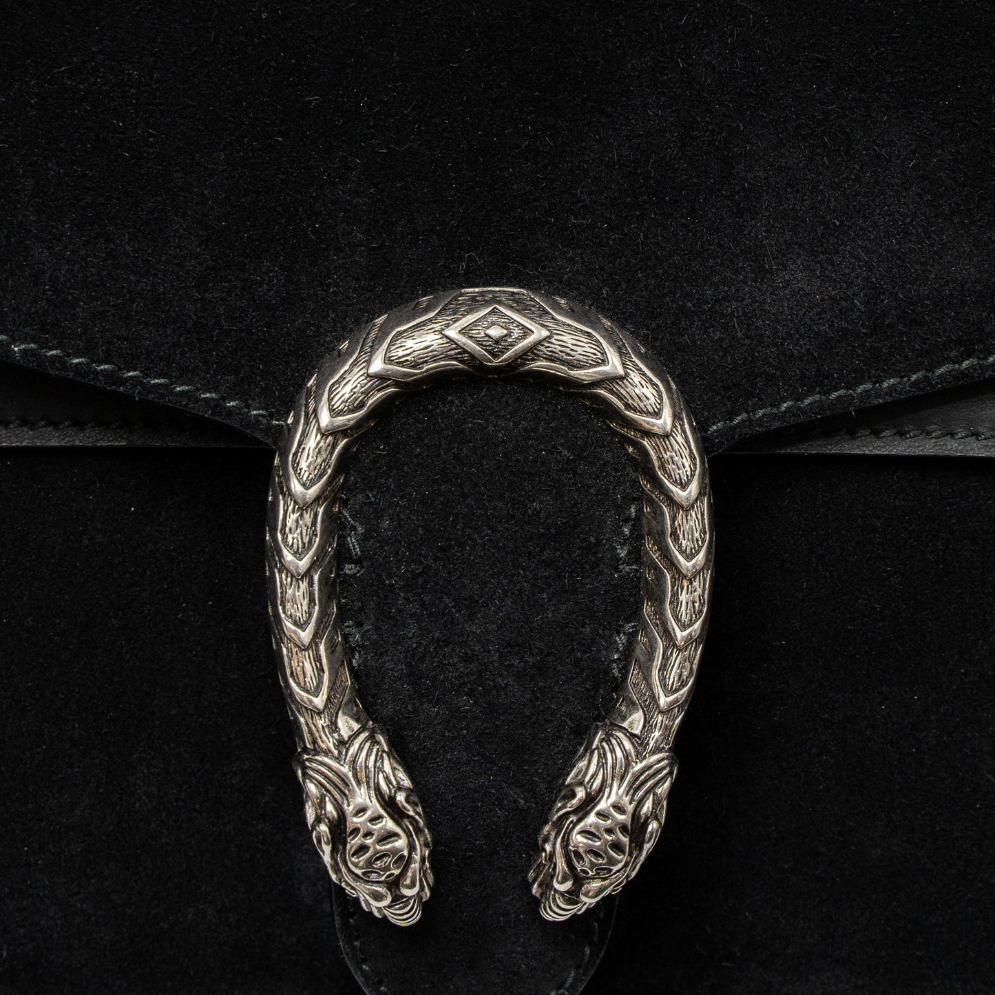 Gucci Small Dionysus Bag Suede Black SHW