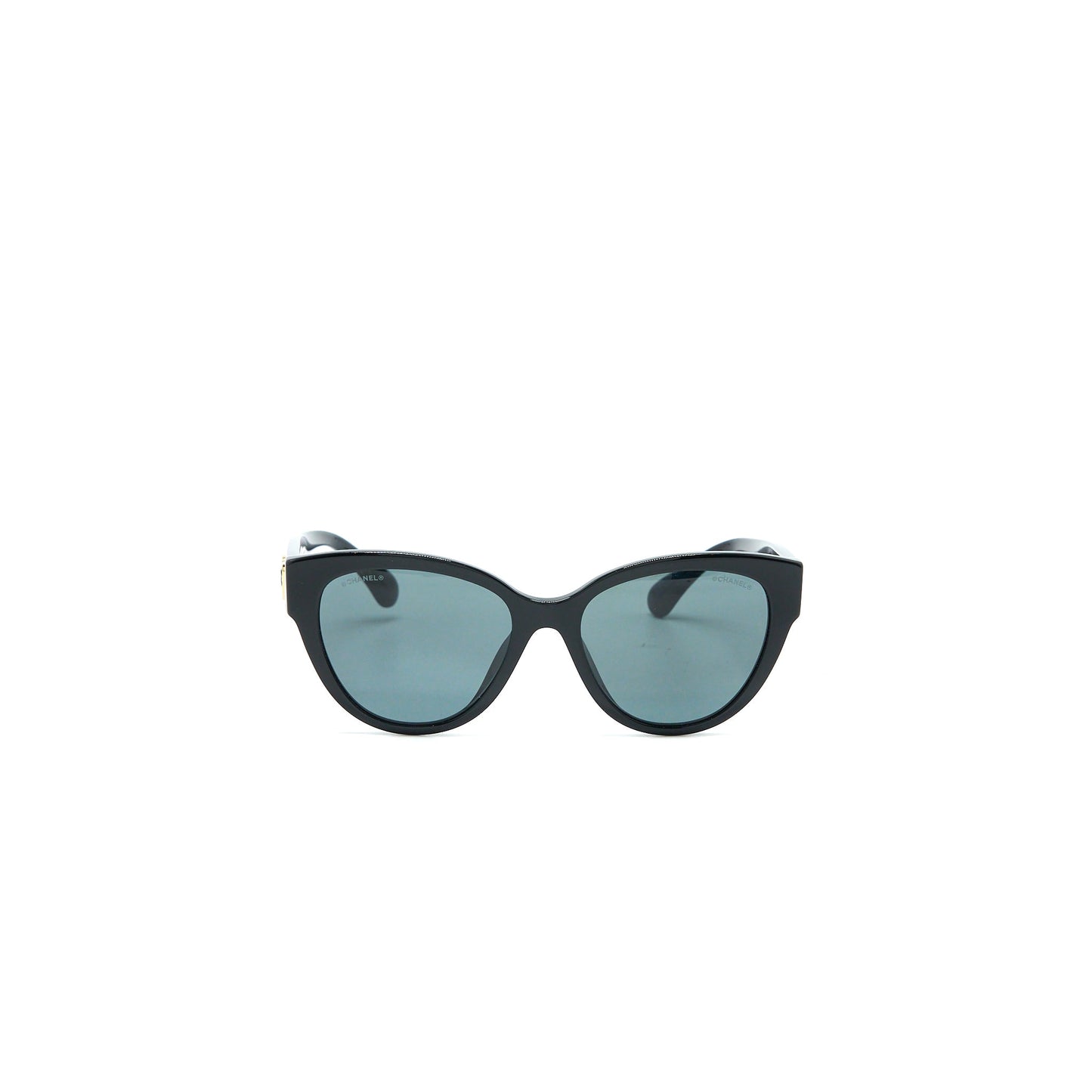 Chanel heart Sunglass Black / Grey